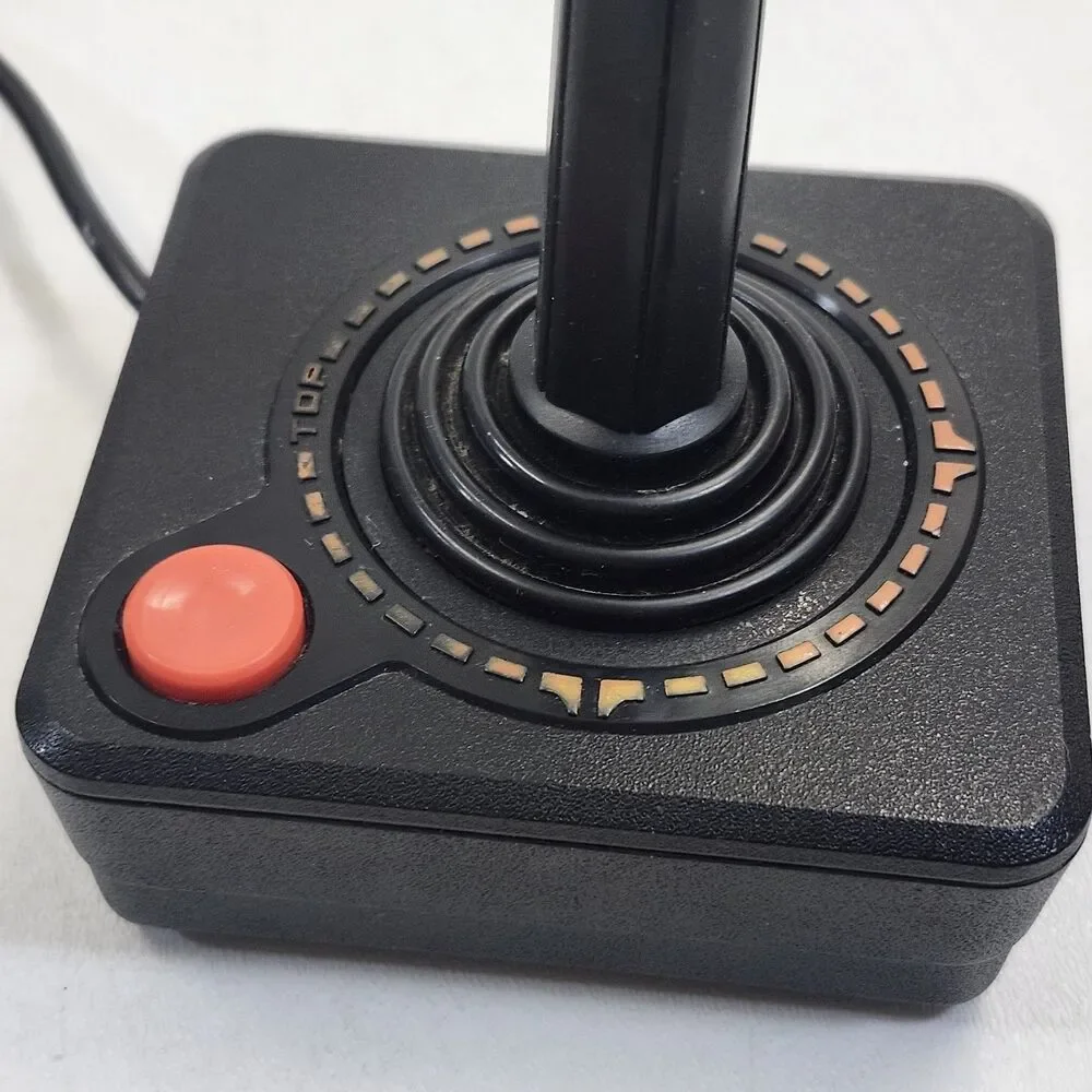 2 Atari 2600 Joysticks CX-40 Vintage Controllers 1970s Console Video Game 80s